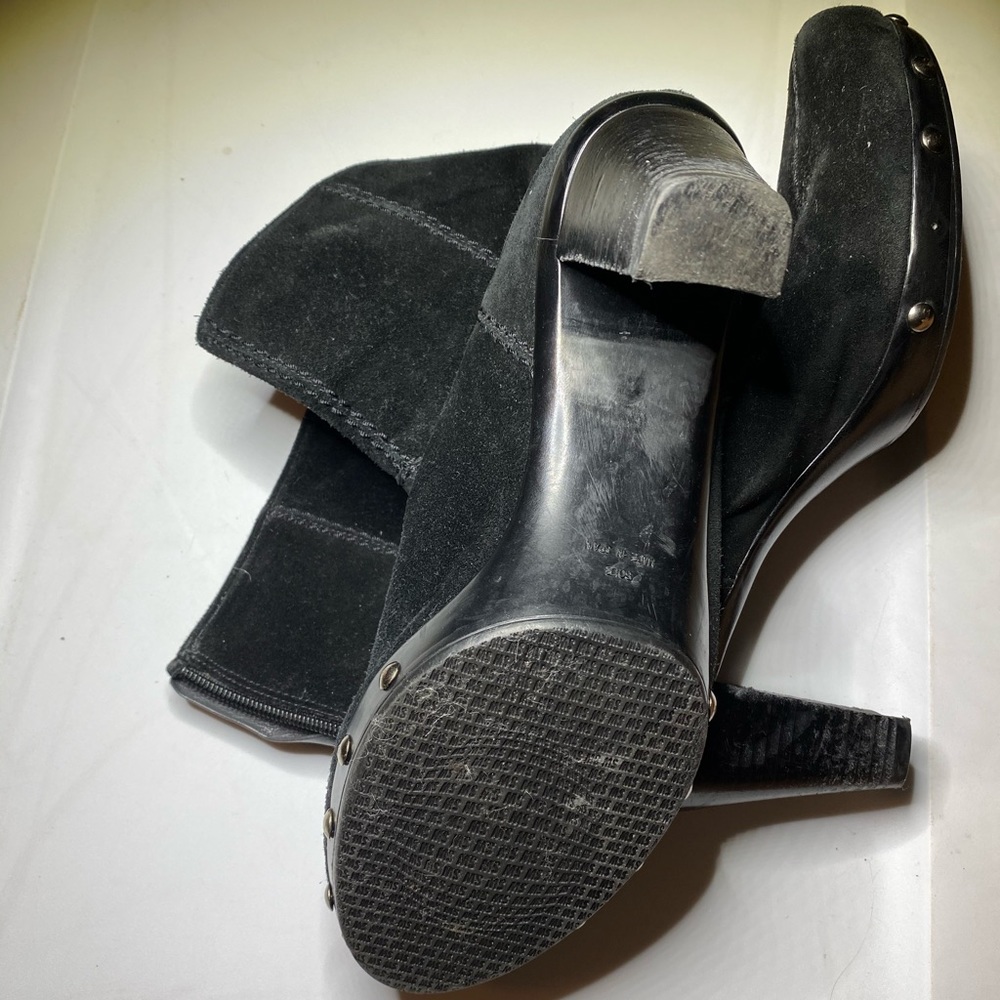 Suede Heel Bootie By Stuart Weitzman - image 3